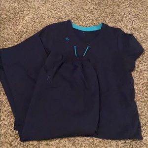 Scrub star Navy scrub set XL